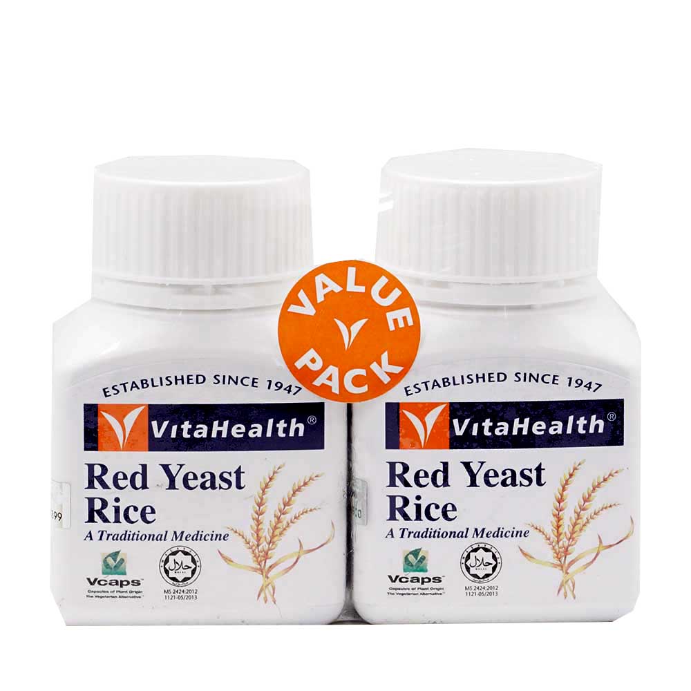 health shop vitahealth red yeast rice 2 x 60s