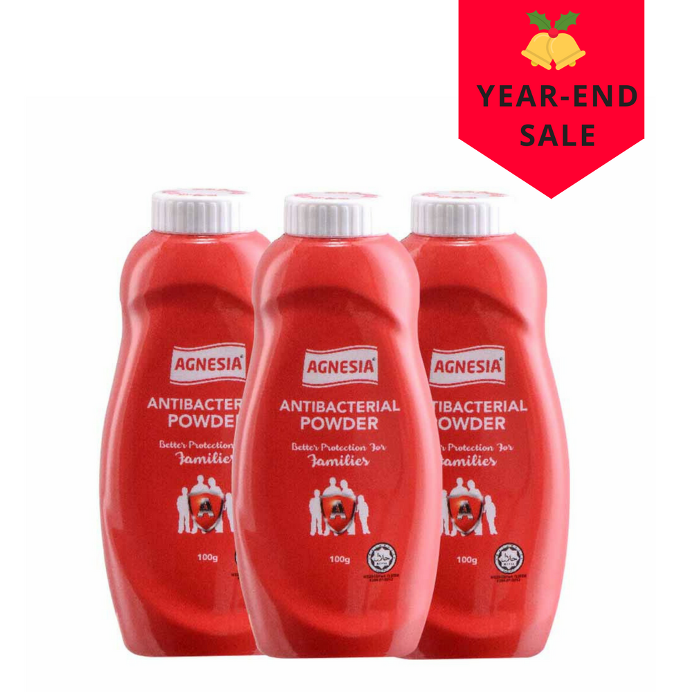 Health Shop Agnesia Antiseptic Dusting Powder 100g Triple Pack Original