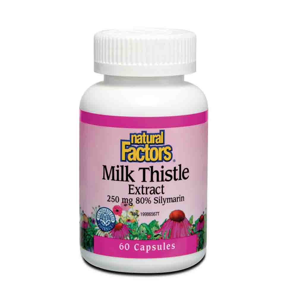 Health Shop Natural Factors Milk Thistle Extract 250mg 60s