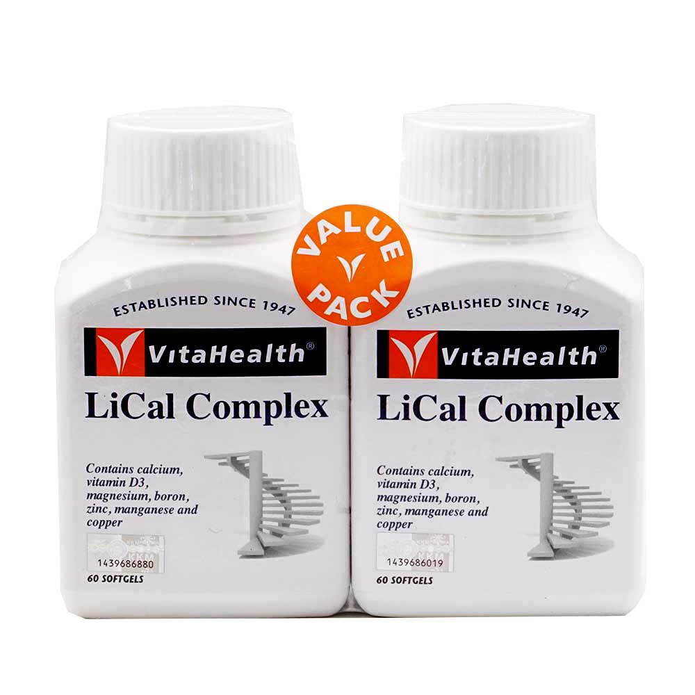 Health Shop - Vitahealth LiCal Complex 2 x 60s